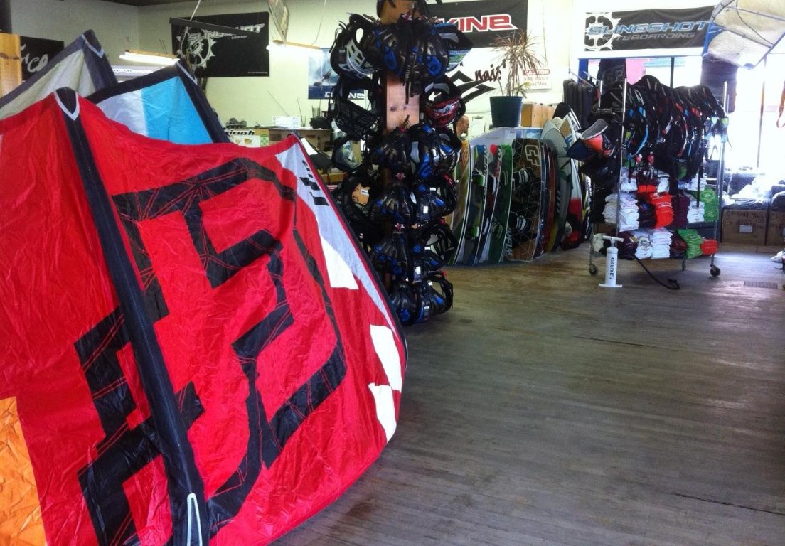 Pro Kite Surf In the Shop